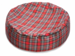 Cosipet Tartan Bean Bag - Red:Large - 36