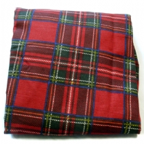 Tartan Bean Bag Cover Red 24