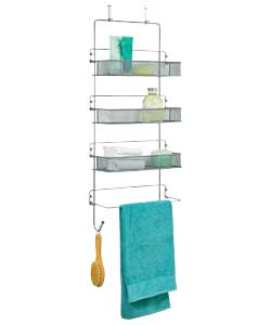 Cosmopolitan Chrome 3 Tier Over Door Organiser