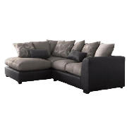 left hand facing corner sofa, charcoal