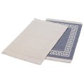 Cotswold Company Cotton Bathroom Rug - cream\blue