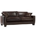 Somerford footstool - Milani Chocolate - Light leg stain