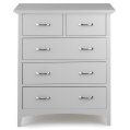 White Ash 5-Drawer Chest