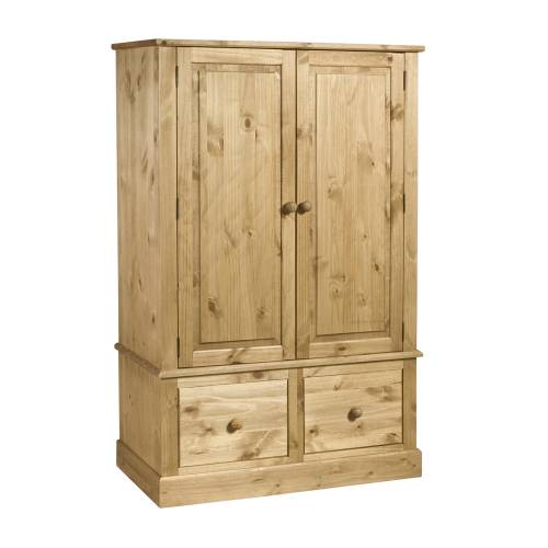 Cotswold wide 2 door 2 drawer wardrobe 214.111