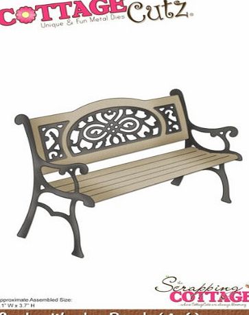 CottageCutz Die 4``X6``-Garden Wooden Bench