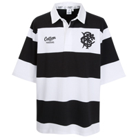 Cotton Traders Barbarians 2009/10 Rugby Shirt - White/Black.