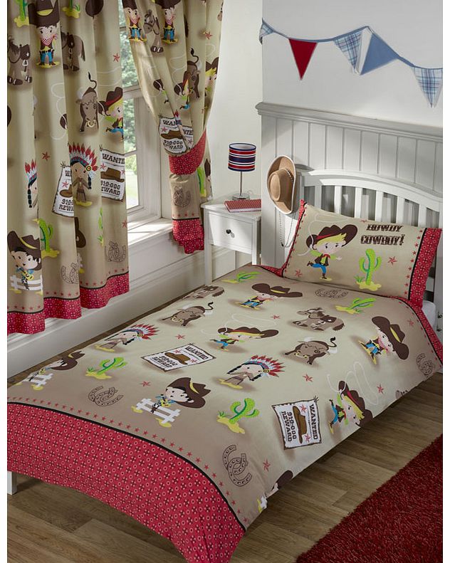 Howdy Cowboy Junior Duvet Cover and Pillowcase Set