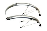 700c Hybrid Roadster Full Mudguards Silver