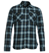 Blue and Green Check Shirt