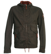 Brown Hooded Jacket