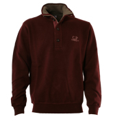 Dark Maroon 1/4 Zip Sweater