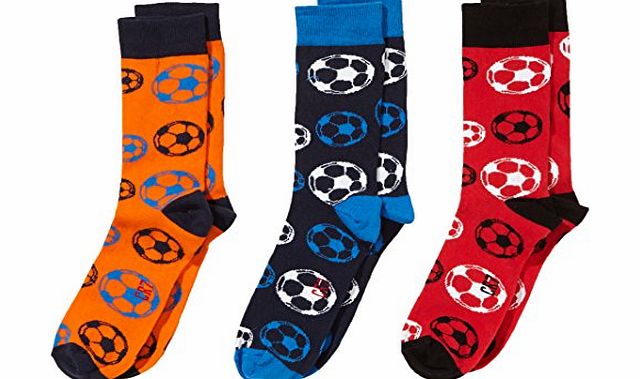 CR7 Cristiano Ronaldo Cristiano Ronaldo CR7 (8470-80) 3 pack boys socks red/black/orange, size 40-43