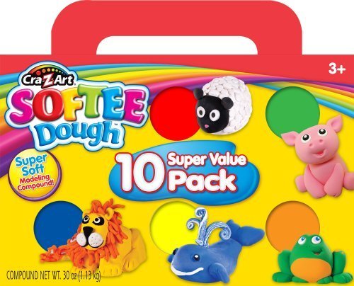  Softee Dough, 10 Pack (13565) by Cra-Z-Art