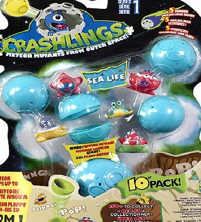 Crashlings Series 1 Sea Life 10 Figures Pack