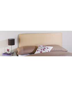 Cream Cotton Slab Double Headboard