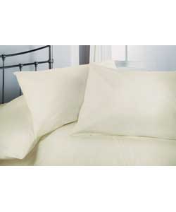 cream Egyptian Cotton Duvet Cover - Double