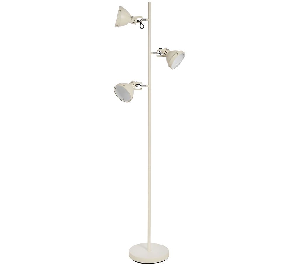 Cream Triple Angle Floor Lamp