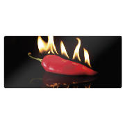 CREATIVE Tops Glass Hob Cover - Hot Chilli