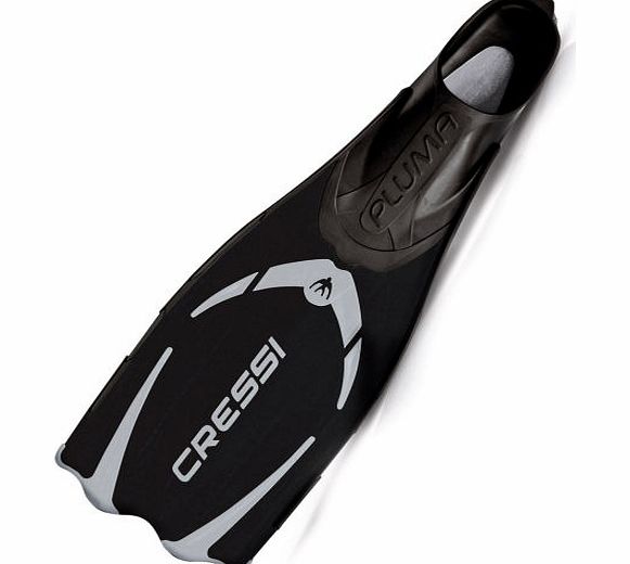 Cressi Pluma Fins - Black/Silver