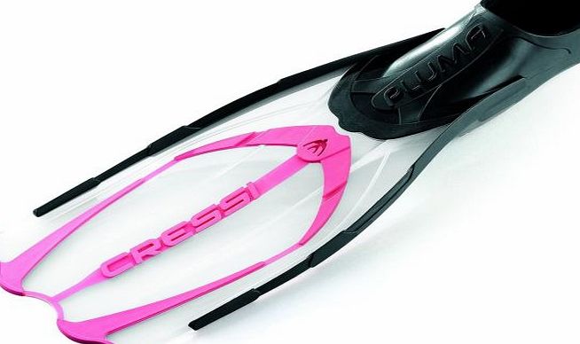 Cressi Pluma Fins - Clear/Pink