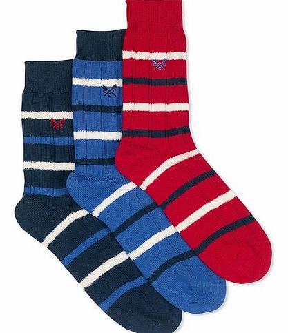 Crew Clothing 3 Pack Rugby Socks