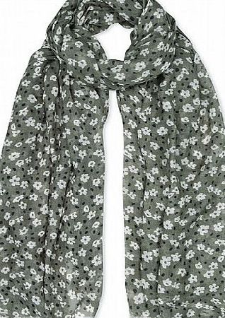 Crew Clothing Daisy Print Scarf