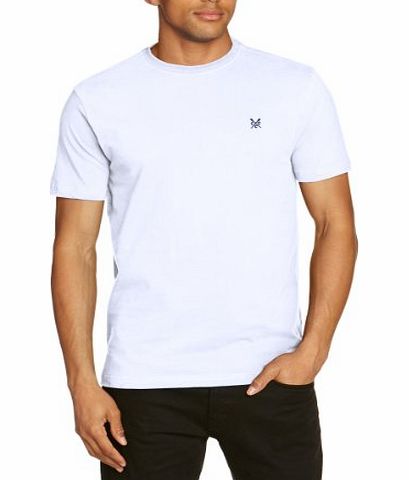 Crew Clothing Mens Classic Crew Neck Short Sleeve T-Shirt, Optic White, XX-Large