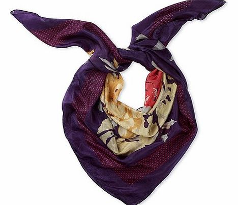 Rose Spot Silk Scarf