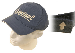 Blue & White Baseball Cap - Blue - One