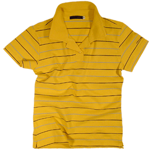 Criminal Damage Womens Stripe Polo