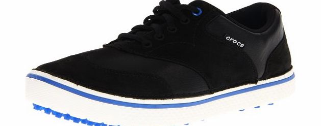 Crocs Golf Crocs Mens Preston Golf Shoes (Black/Blue) Mens Black/Blue 9 Reg Mens Black/Blue 9 Reg