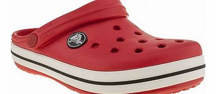 kids crocs red crocband unisex junior 2600043060