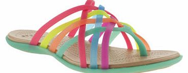 Crocs womens crocs multi huarache flip flop sandals