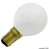 60W Opal Round Golf Bulb 240V SBC-B15d