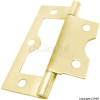 Brass Plated Flush Hinge 3`