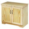 lee Natural Pine Gourmet Hostess Trolley