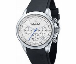 Cross Mens Agency Chronograph White Watch