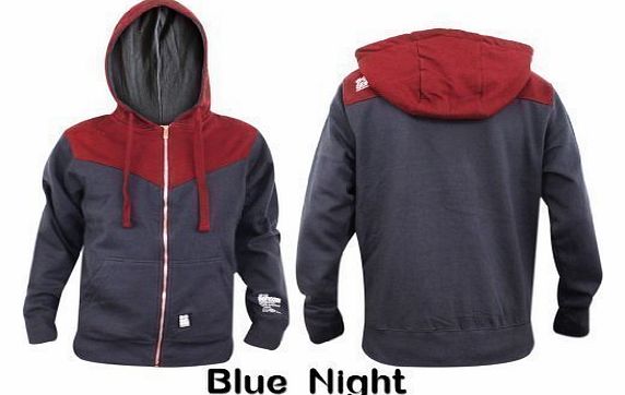 Crosshatch Mens Crosshatch Designer Hoodie Fleece Jacket Sweatshirt Hooded Zipper