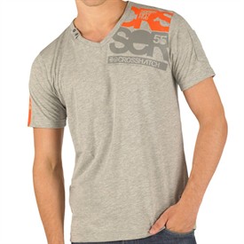 Mens Lipz T-Shirt Grey