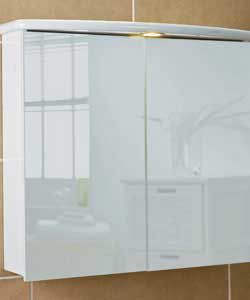 Duo Illuminated Two Door Bathroom Cabinet