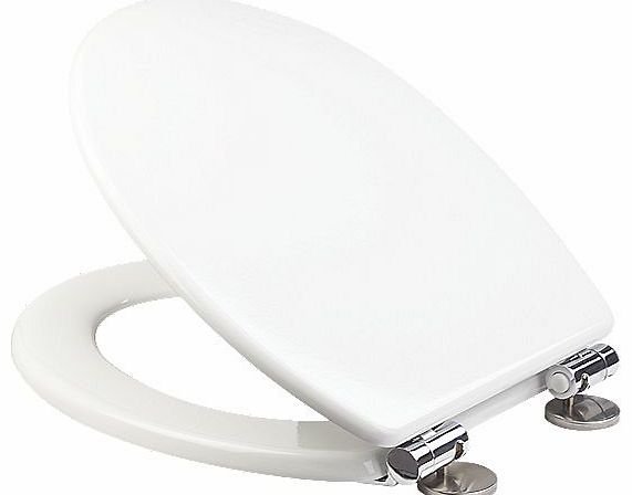 Croydex Sit-Tight Dawson Toilet Seat Wood White