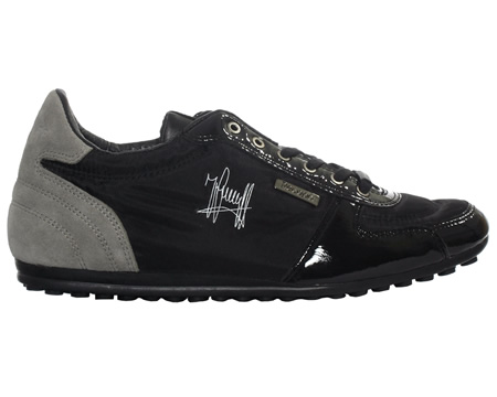 Cruyff Alano Black/Grey Mesh Trainers