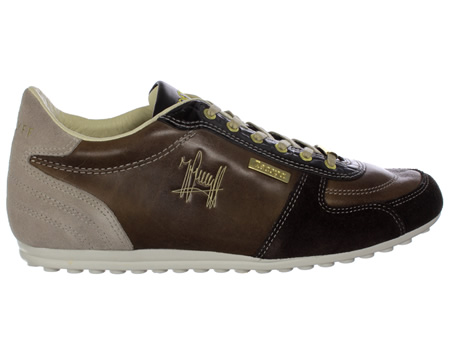 Cruyff Alano Brown/Light Grey LeatherTrainers