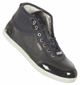 Cruyff Bermudo Navy Hi Top Trainers