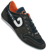 Cruyff Indoor Classic Black and Blue Suede