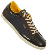 Cruyff Pelota Black Leather Trainers