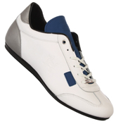 Cruyff Recopa Classic White Leather Trainers