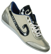 Cruyff Vanenburg White and Blue Viola Trainers