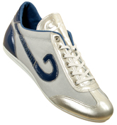 Cruyff White, Blue and Silver Vanenburg Low