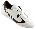 Cruyff Monster Logo White/Dark Brown Leather